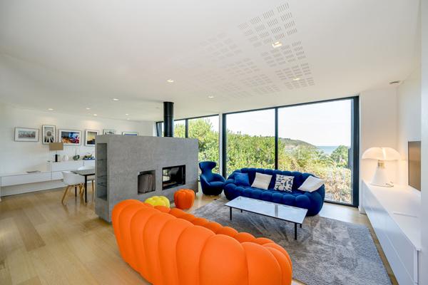 Maison d'architecte Meublée Piscine et Jacuzzi vue mer SAINT LAURENT