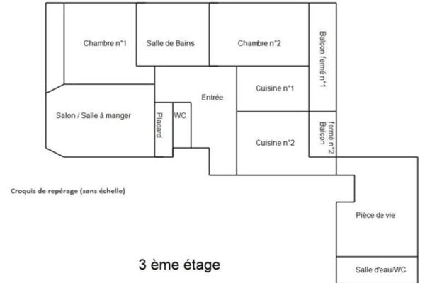 Appartement T4 - 110m² - Nantes centre-ville