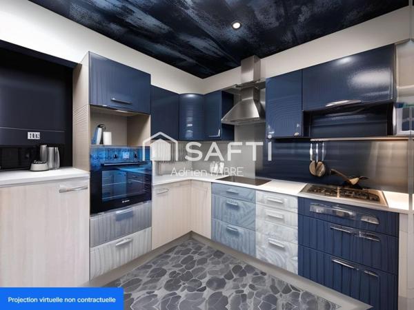 Maison T4 78m² plus garage  à Launaguet au calme