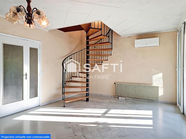 Maison T4 78m² plus garage  à Launaguet au calme