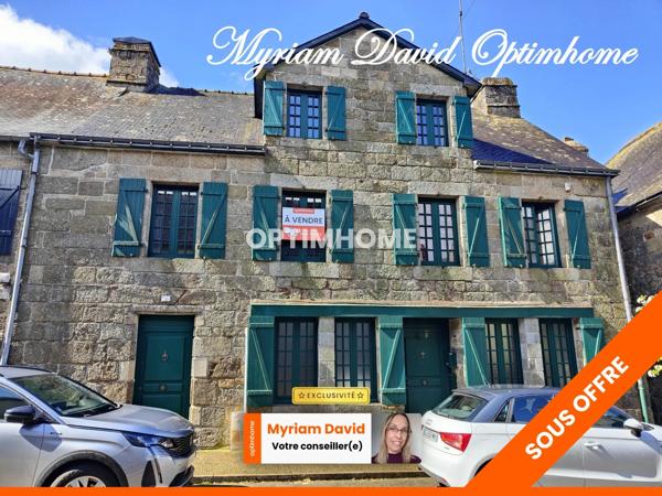 Maison de caractère 5 chambres – Jardin - T1- Coeur de Rostrenen