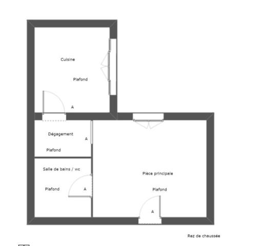 Appartement  32 m2 Bordeaux Cours du MEDOC - CHARTRONS