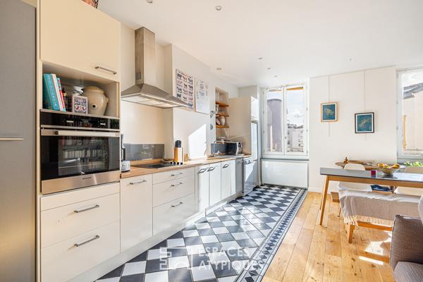 Appartement ancien à la rénovation contemporaine