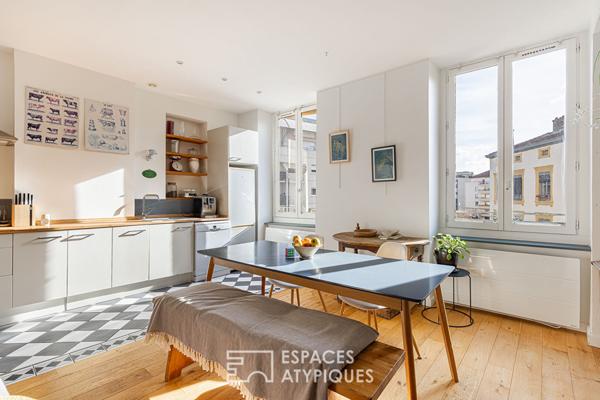 Appartement ancien à la rénovation contemporaine