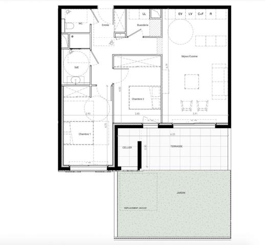 Appartement à vendre 3 pièces 71 m² Baillargues