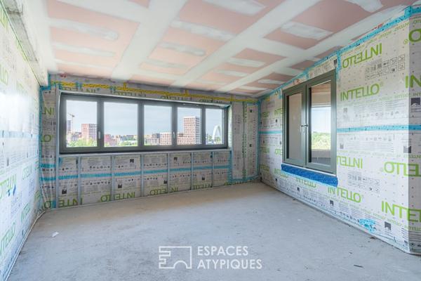 Plateau brut à aménager dans une ancienne imprimerie