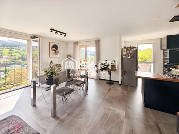 Maison 107m²  VUE PANORAMIQUE  terrain 790m² 3 chb