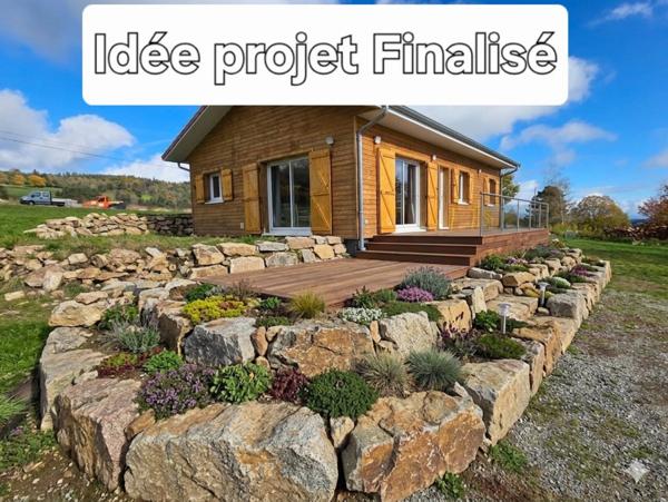 Maison PLAIN-PIED de 97 m² avec 2942 m² de terrain, vue imprenable