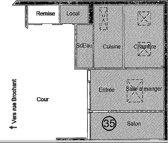 Loft-Atelier comme une petite maison, au Square des Batignolles