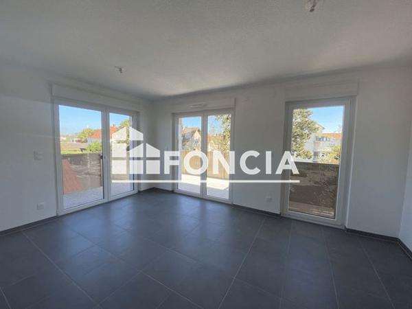 Location Appartement 2 pièces 41.6 m² - RUE DE BELFORT Huningue 68330