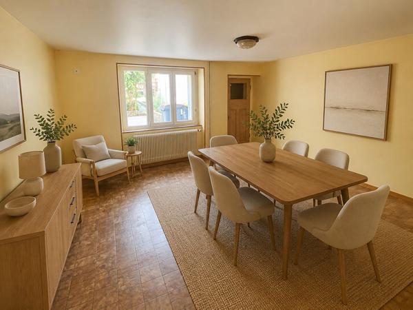 Maison à vendre à Brunstatt - 5 pièces, au calme - terrasse et jardinet - cave