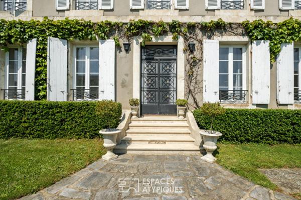 Elégante demeure bourgeoise aux sublimes prestations et son parc arboré