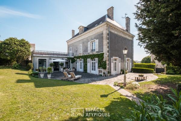 Elégante demeure bourgeoise aux sublimes prestations et son parc arboré