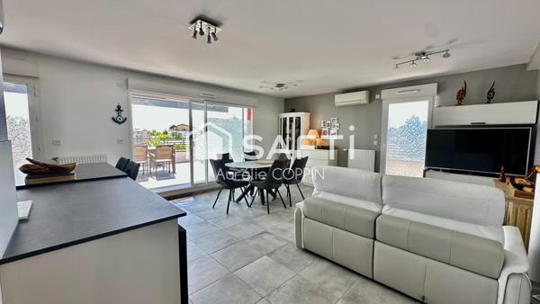 Appartement T3 avec terrasse et garage