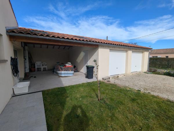 Charmante maison de plain-pied avec grand terrain et vigne Saint-Sever-de-Saintonge (17800)