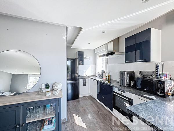 Appartement clé en main type 2 ; 60m² ; balcon ; place de parking - Hennebont