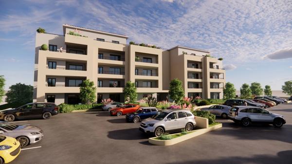 appartement à vendre 3 pièces BORGO (20) de 64,35 m2 avec terrasse de 16,61 m2