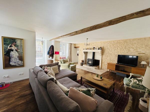 Immaculately Renovated 4-Bedroom, 3-Bathroom Village Home with Courtyard, Garage and Barn