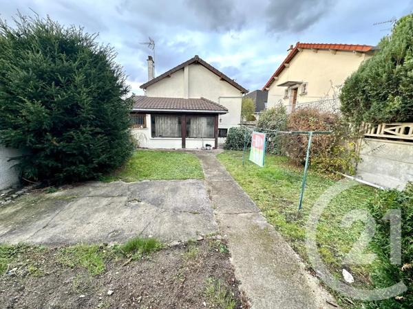 Maison à vendre  3 pièces - 60,21 m 2   GAGNY  - 93