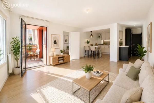 Appartement T2 – Parking et Balcon – Zola – Nantes