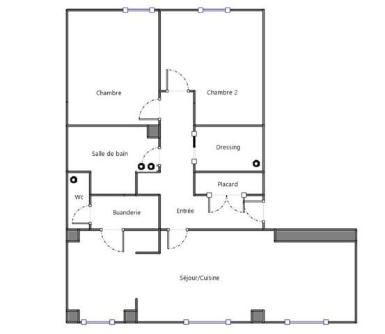 Appartement
         4 pièces
        - 70 m² Exclusivité 259 000 € *