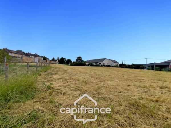 Terrain constructible de 2180 m² à vendre BESSE SUR BRAYE (72)