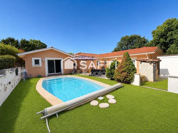 SAINT-PARDON-DE-CONQUES – Maison de plain-pied 124 m² – Piscine – Terrain arboré 2 546 m²