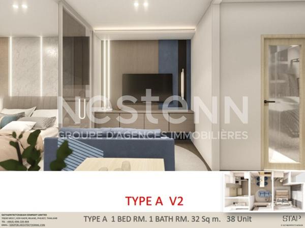 Appartement Phuket 2 pièce(s) 32 m2