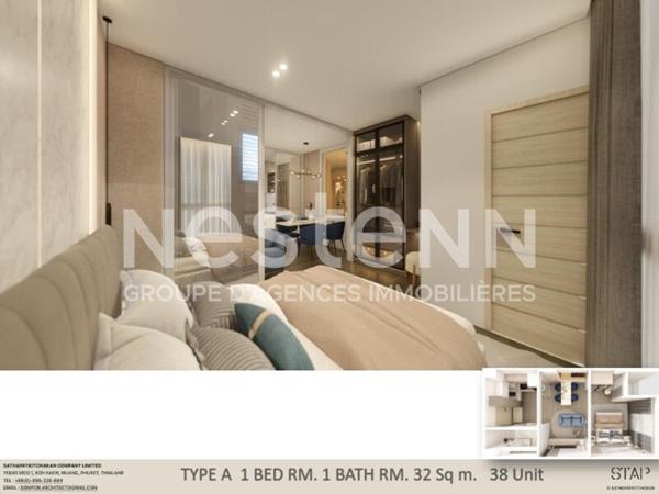 Appartement Phuket 2 pièce(s) 32 m2