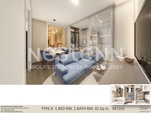 Appartement Phuket 2 pièce(s) 32 m2