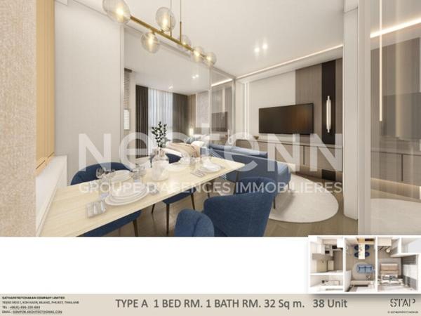 Appartement Phuket 2 pièce(s) 32 m2