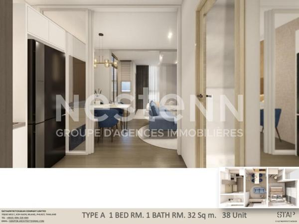 Appartement Phuket 2 pièce(s) 32 m2