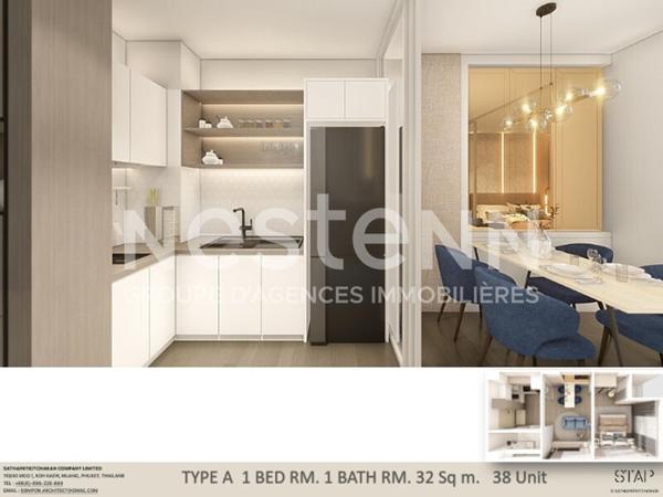 Appartement Phuket 2 pièce(s) 32 m2