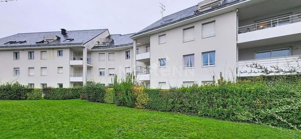 Orvault Haute Vallée - Mulonnière : En vente Superbe Appartement 2 ch. de 69M² en rez de jardin avec terrasse couverte, placards intérieurs, 1 cellier, 1 garage clos.
