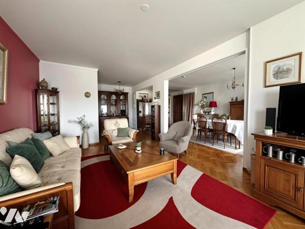 ANGERS – T4 122 m² – 3 chambres, balcon, terrasse et garage