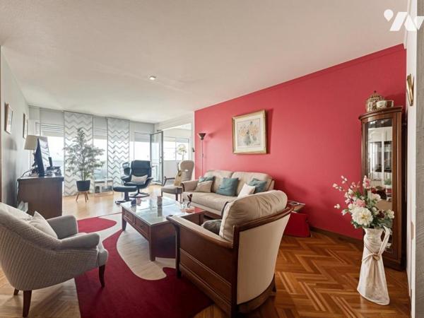 ANGERS – T4 122 m² – 3 chambres, balcon, terrasse et garage