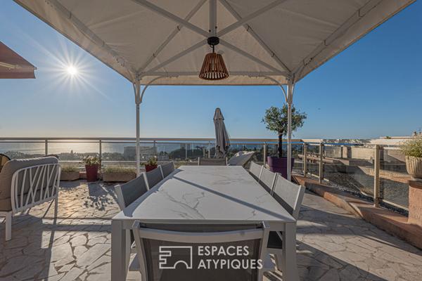 Rooftop d’Exception avec pleine vue mer