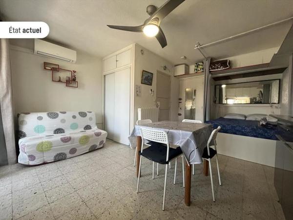 Appartement à vendre |  Balaruc-les-Bains |  1 pièce | 22 m²
