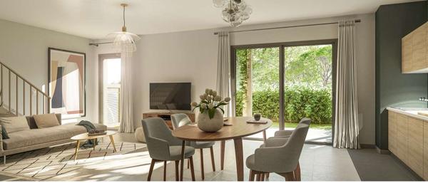 Aix en Provence à 10 minutes de  la rotonde Maison de 98,44 M2  avec 100 M2 de jardin  à