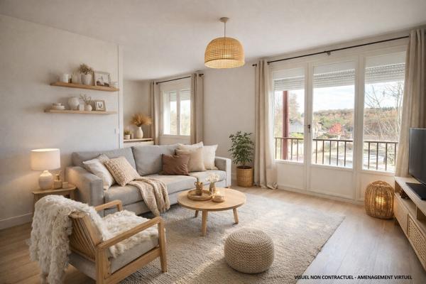 Appartement F3 EPERNON AVEC BALCON CAVE ET FACILITE DE PARKING