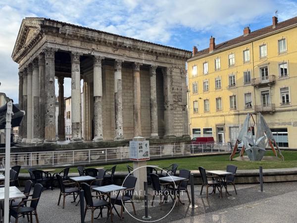 VIENNE – CENTRE-VILLE – T3 EN PLATEAU BRUT – LE CHARME DE L’ANCIEN A NEUF