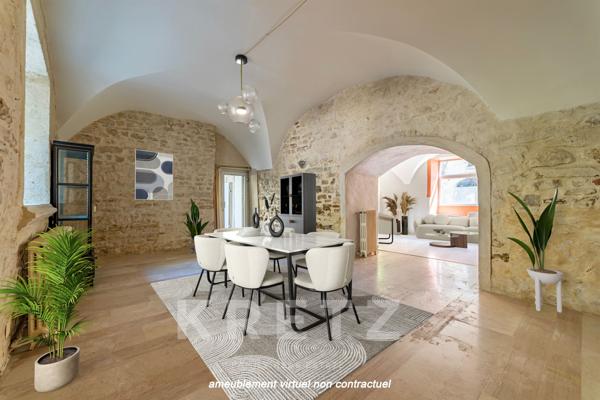 Ancien chateau du XIe siècle avec jardin au coeur du village