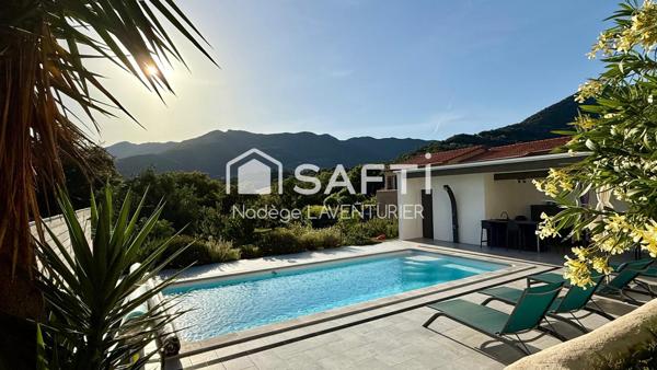 Villa T5 avec piscine - terrain de 3300m² - Sarrola