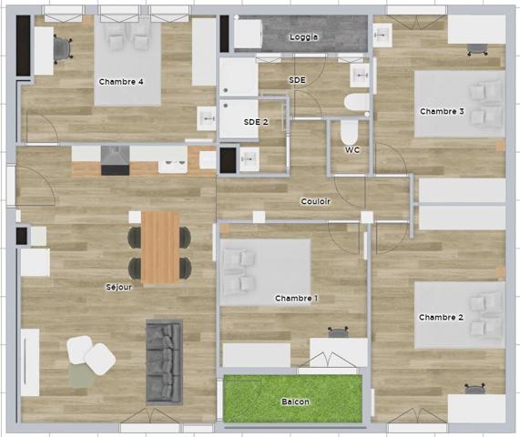 Appartement à vendre-Libourne