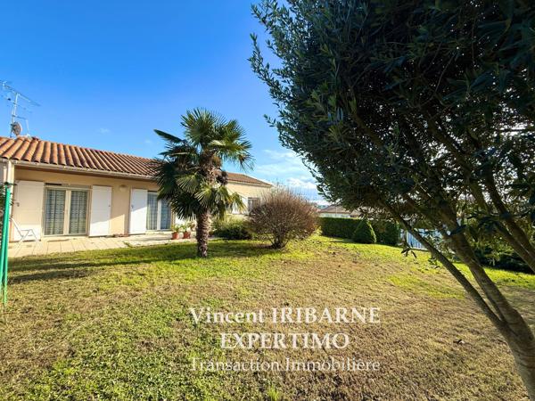 Saintes (17100) Maison de Plain-Pied, Garage et Jardin, Quartier Recouvrance.