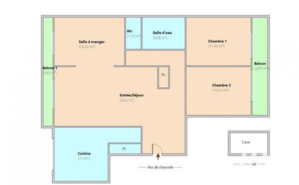 Appartement à vendre 4 pièces 78,4 m² Rosny-sous-Bois