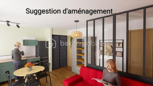 Appartement de 34,49 m²