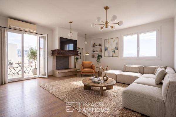 Appartement en dernier étage avec vue panoramique