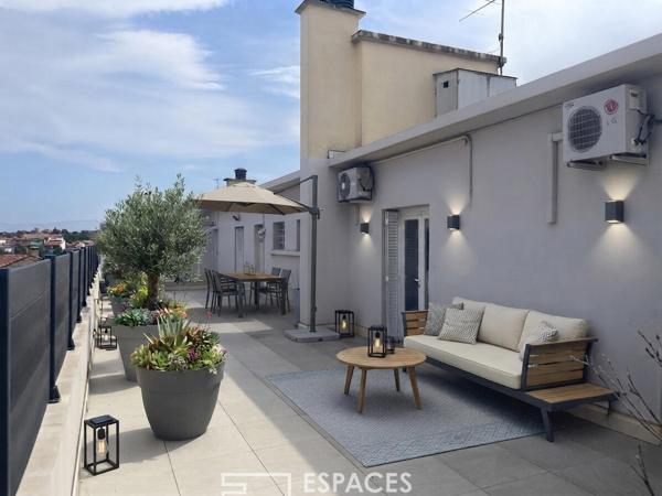 Appartement en dernier étage avec vue panoramique