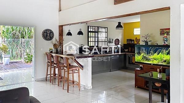 Maison 3 chambres + Mezzanine et Atelier en R+1